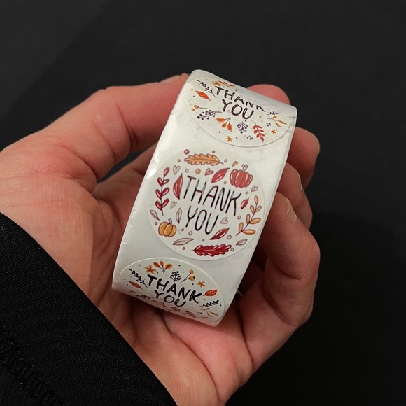 Other - (500) Fall Themed Thank You Stickers